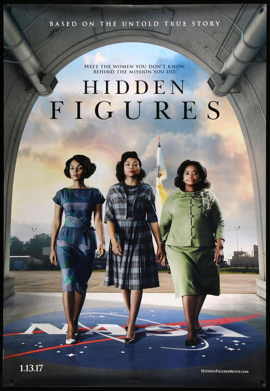 Hidden Figures Move poster