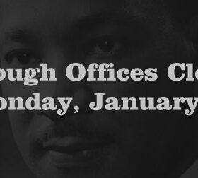 Martin Luther King Day Offcies Closed