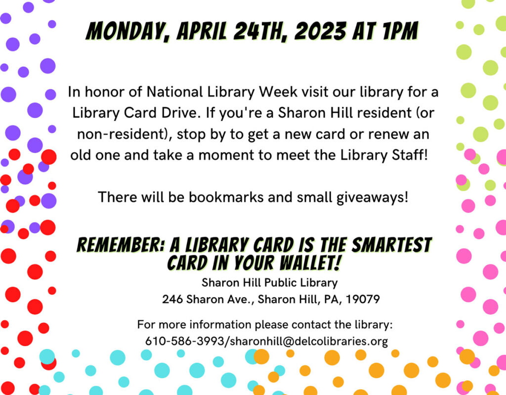 Library Card Drive